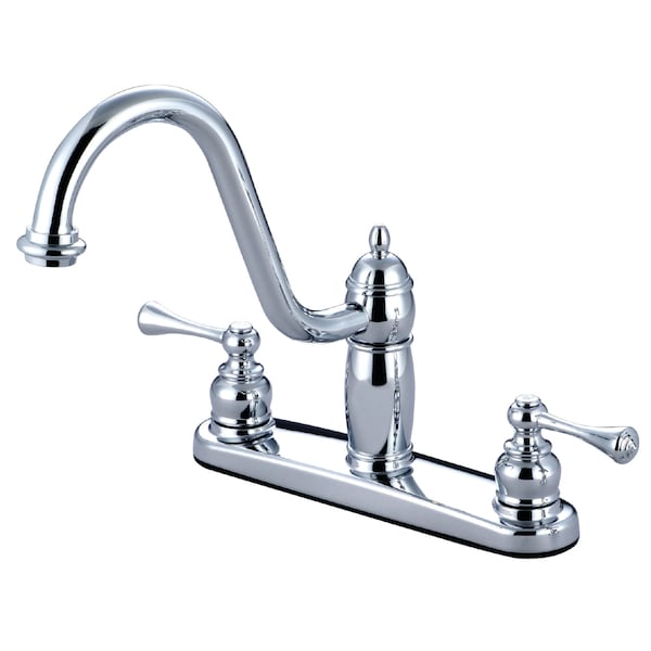 Heritage Centerset Kitchen Faucet, Chrome